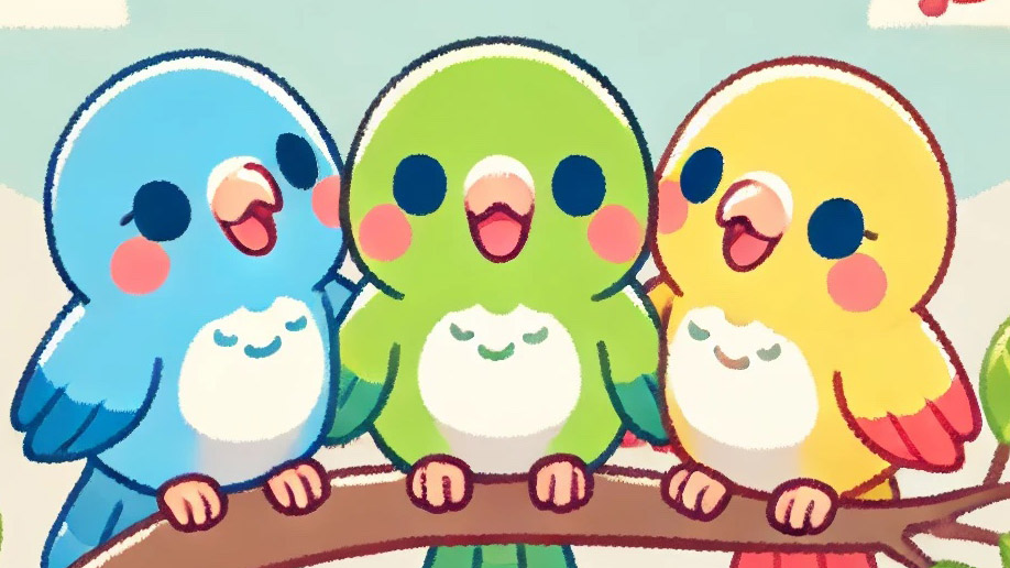 かわいい鳥のイラスト